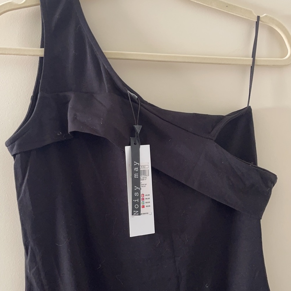 NWT 1 Off Shoulder Bodycon Mini Dress, Black, M - Picture 5 of 7